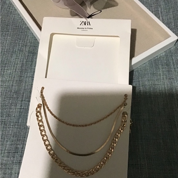 Zara Jewelry - FREE Shipping That’s Great Deal!🤩🤩ZARA 3 pack necklace chain set .Brand New 🌸